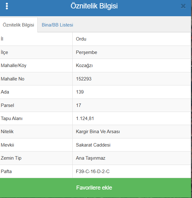 MABEL'DEN PERŞEMBE MERKEZDE PANORAMİK MANZARALI KAT KARŞILIĞI ARSA